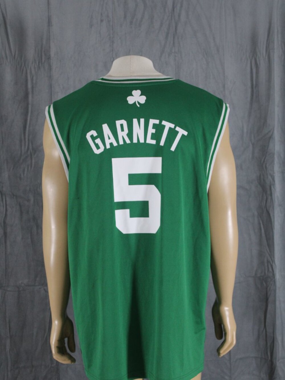 Boston Celtics Jersey (Retro) - Kevin Garnett Number 5 by Adidas - Men's Large - Picture 5 of 10